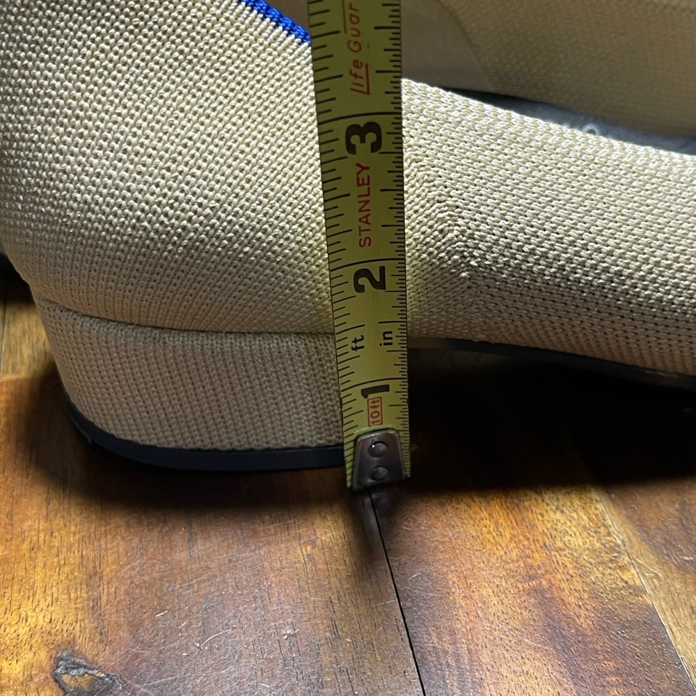 Rothy’s The High Point Sandstone Knit Pointed Toe Flats Women’s Size 10.5 - Picture 9 of 9
